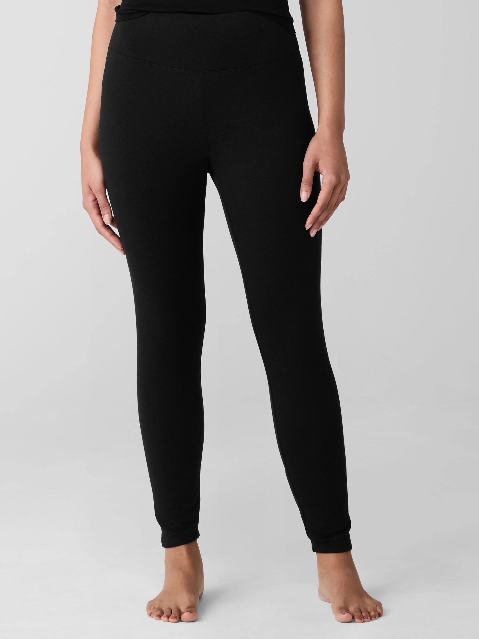 Cozy Brushed Terry Hug High-Waisted Leggings