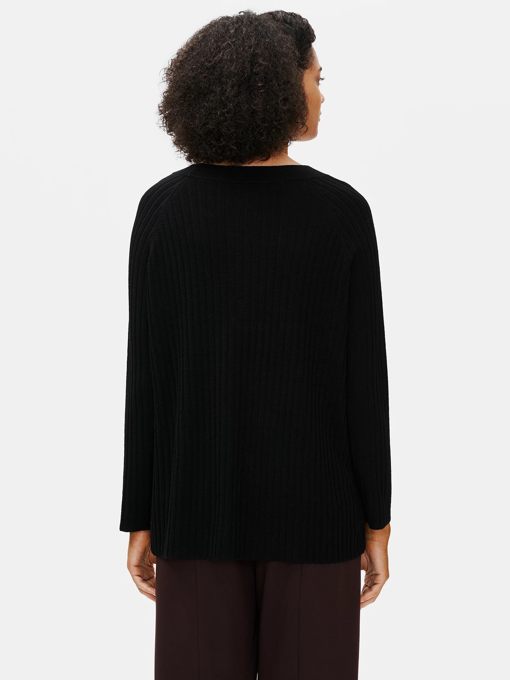 Merino Crew Neck Top in Regenerative Wool