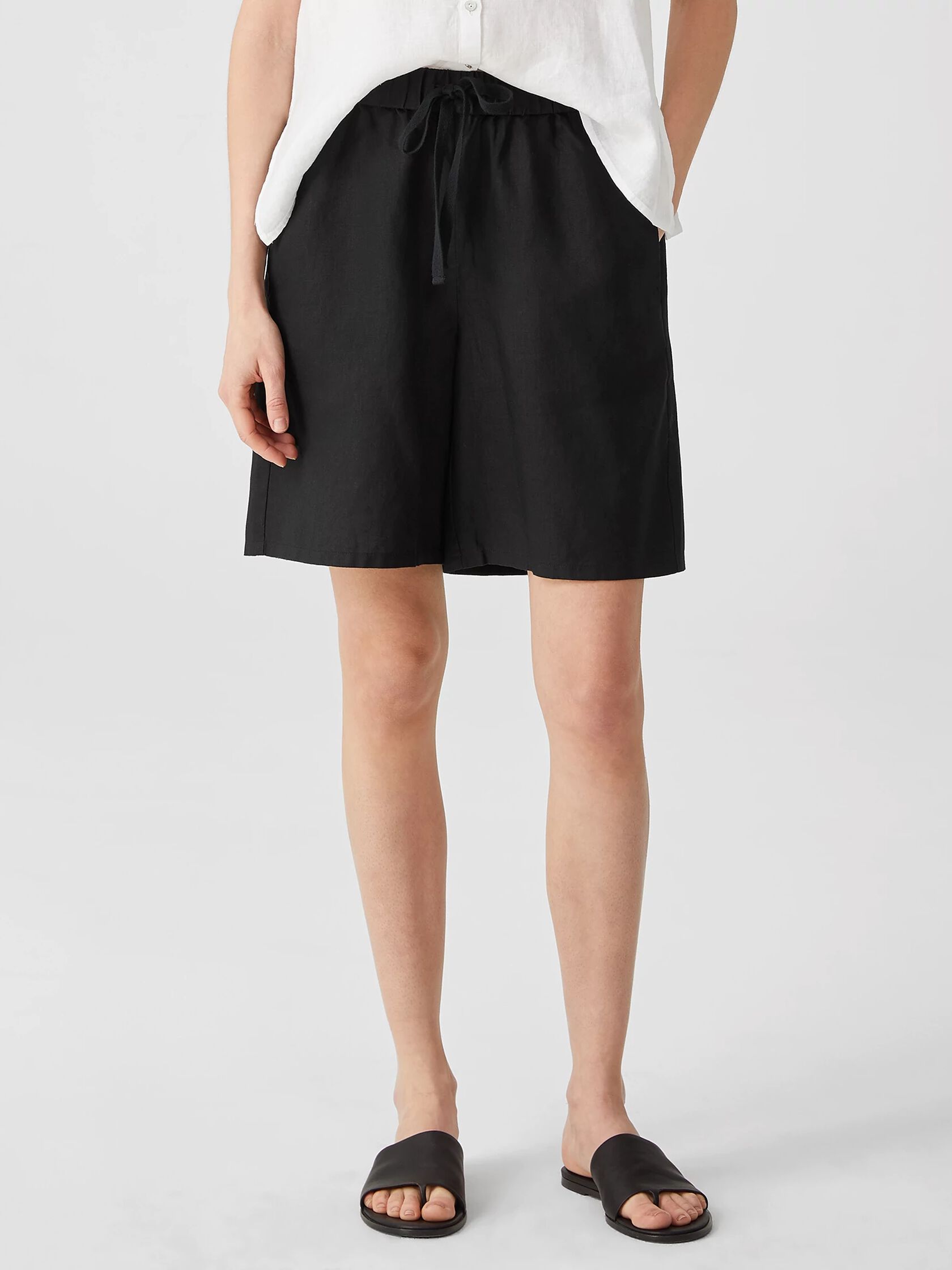 Organic Linen Shorts