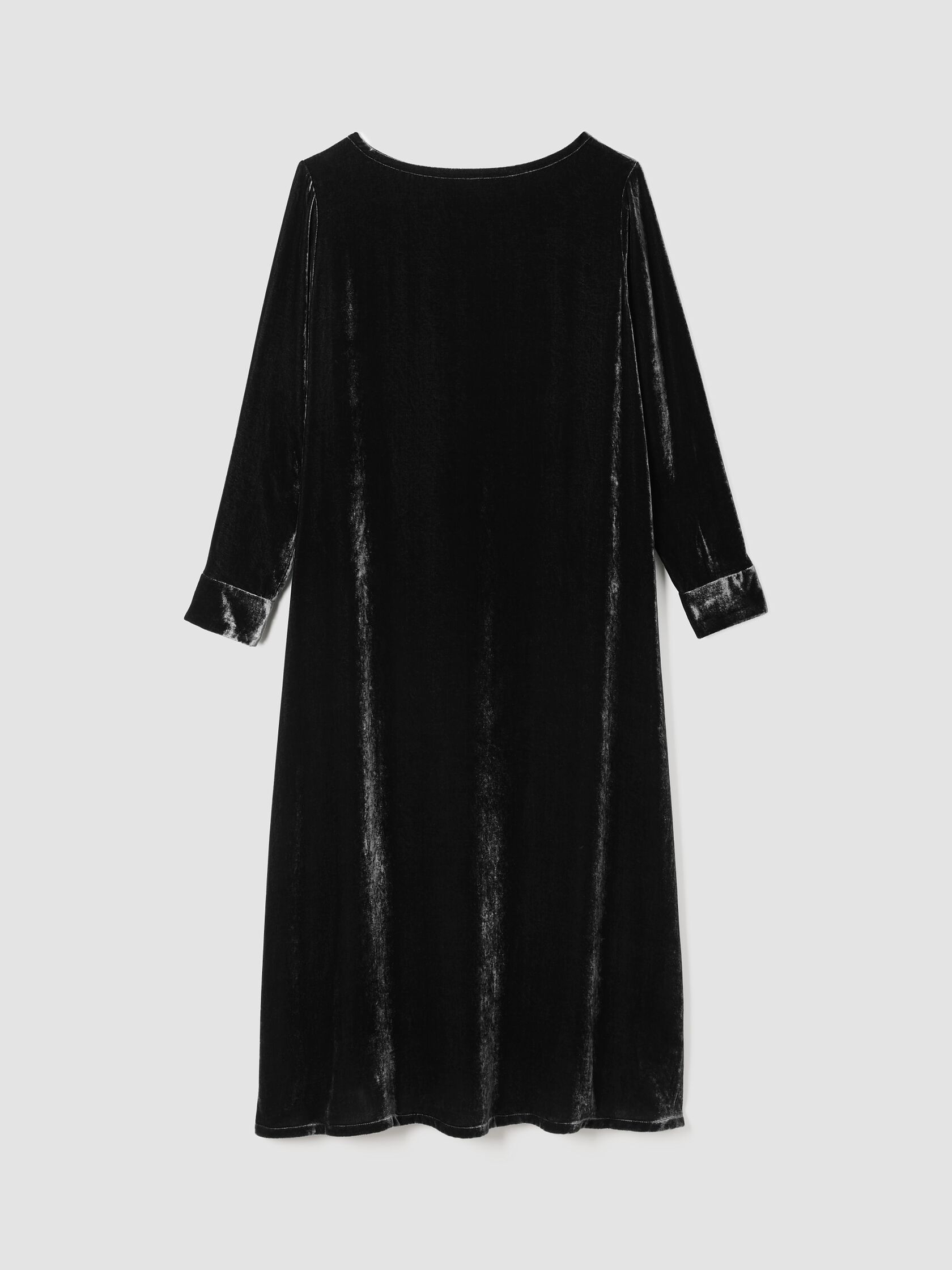 Velvet Bateau Neck Dress