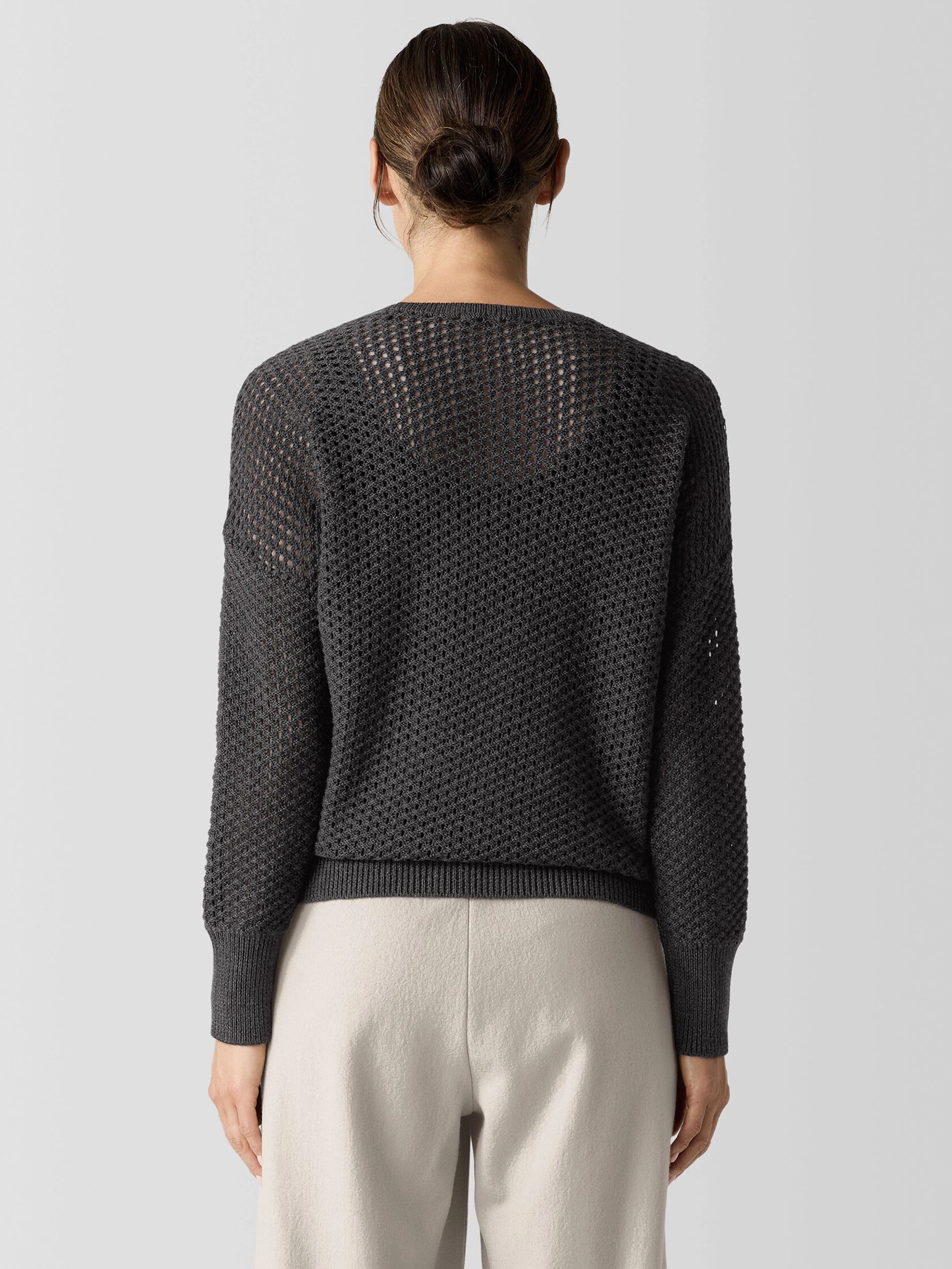 Merino Crew Neck Top in Regenerative Wool
