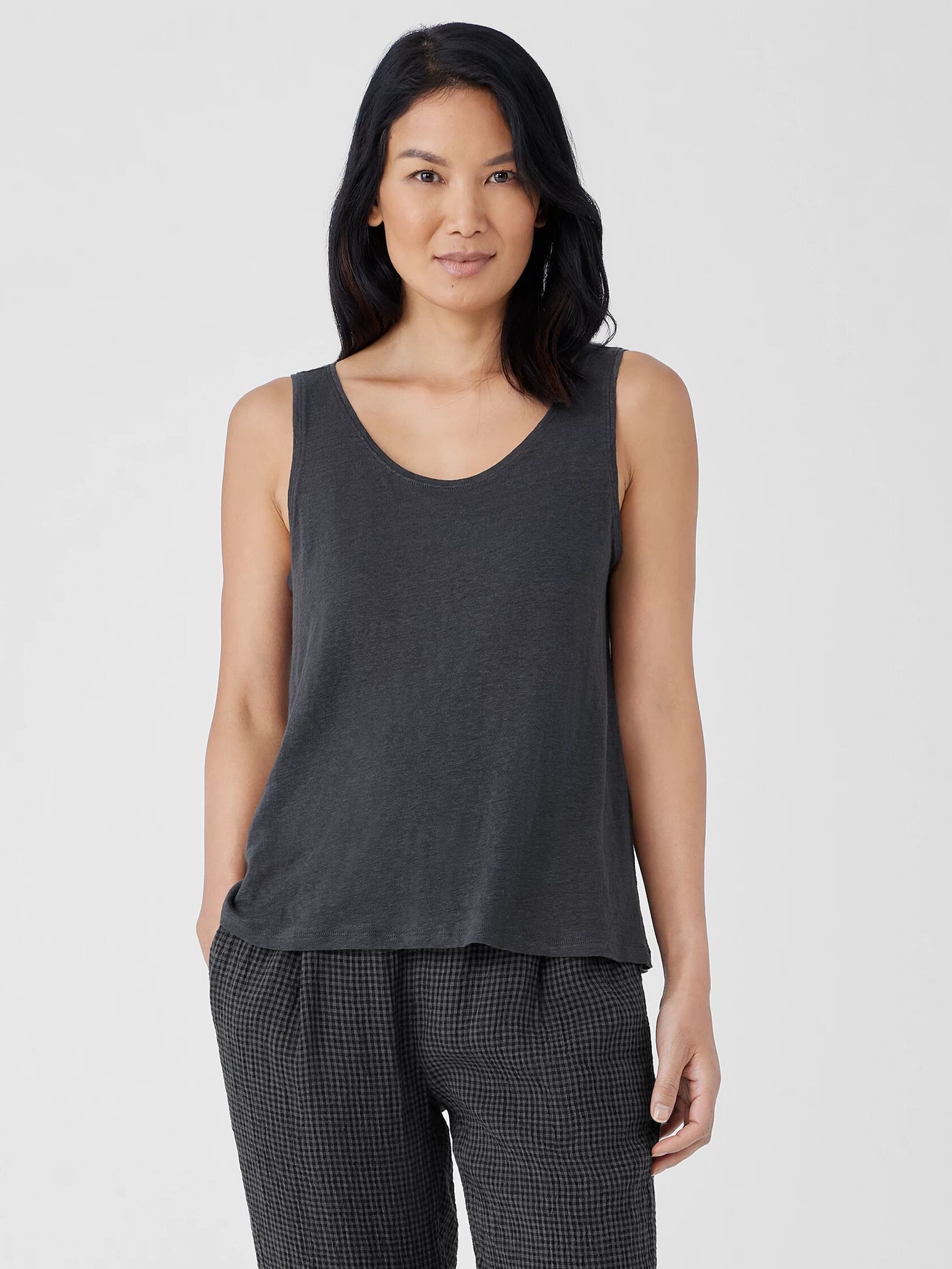 Organic Linen Jersey Tank