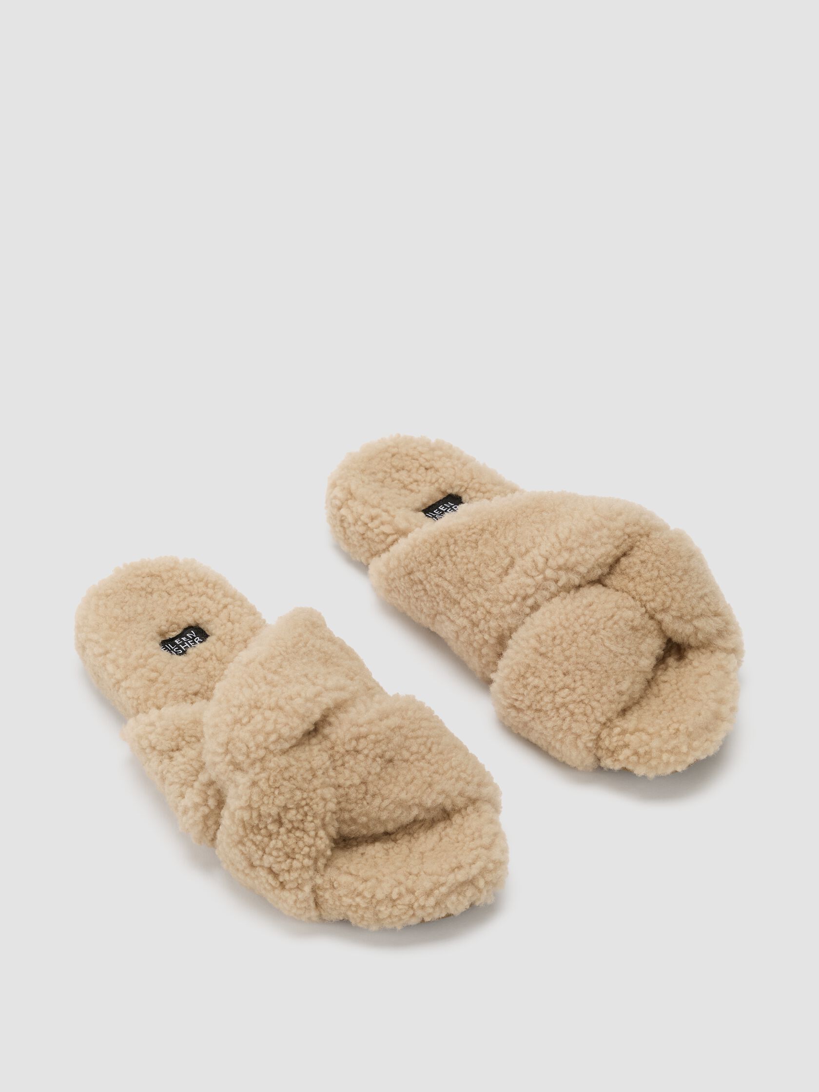Dello Shearling Slide Sandal
