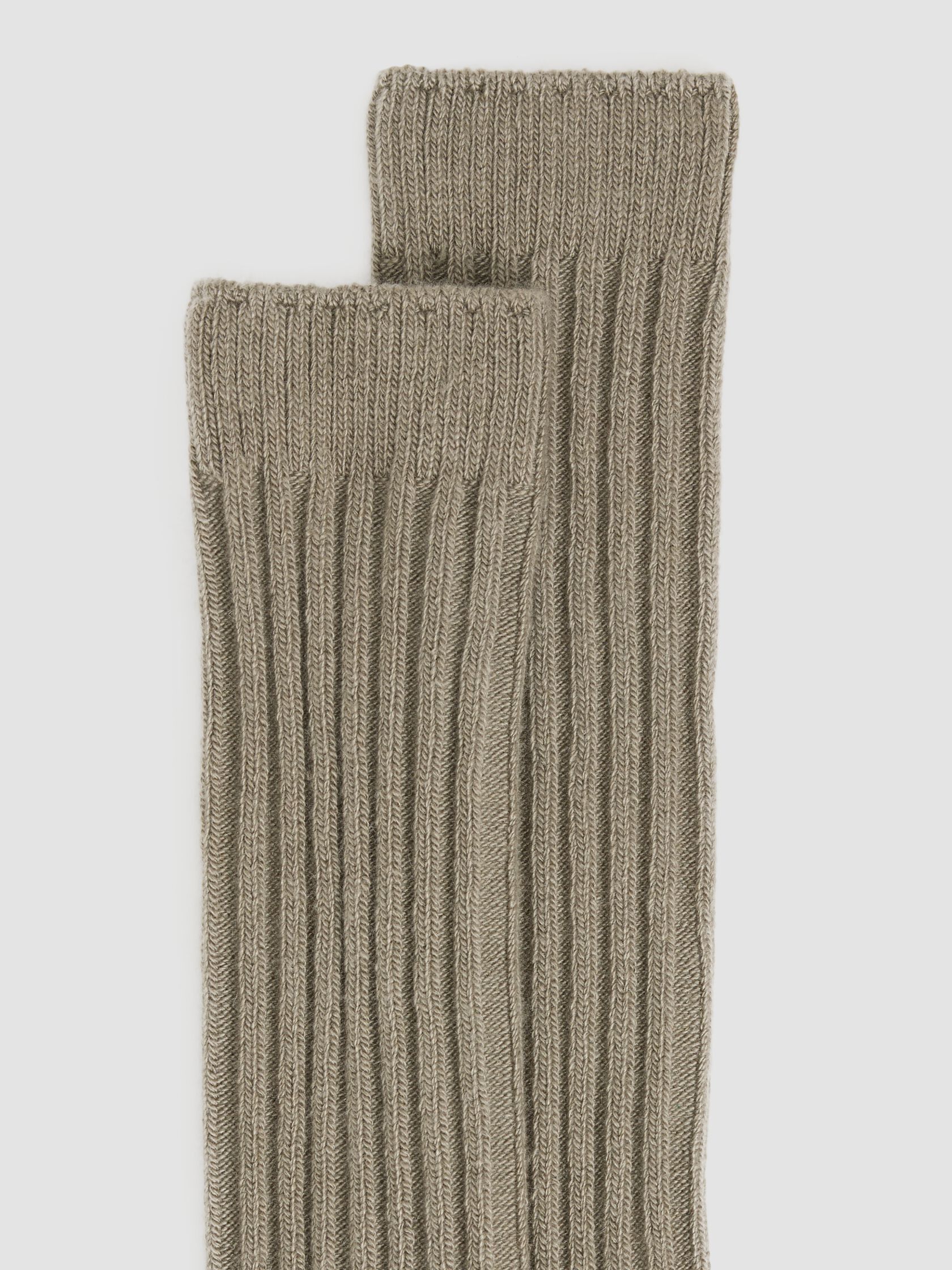 Recycled Nylon Blend Ribbed Slouch Sock
