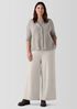 Felted Wool Jersey Wide-Leg Pant in Regenerative Wool