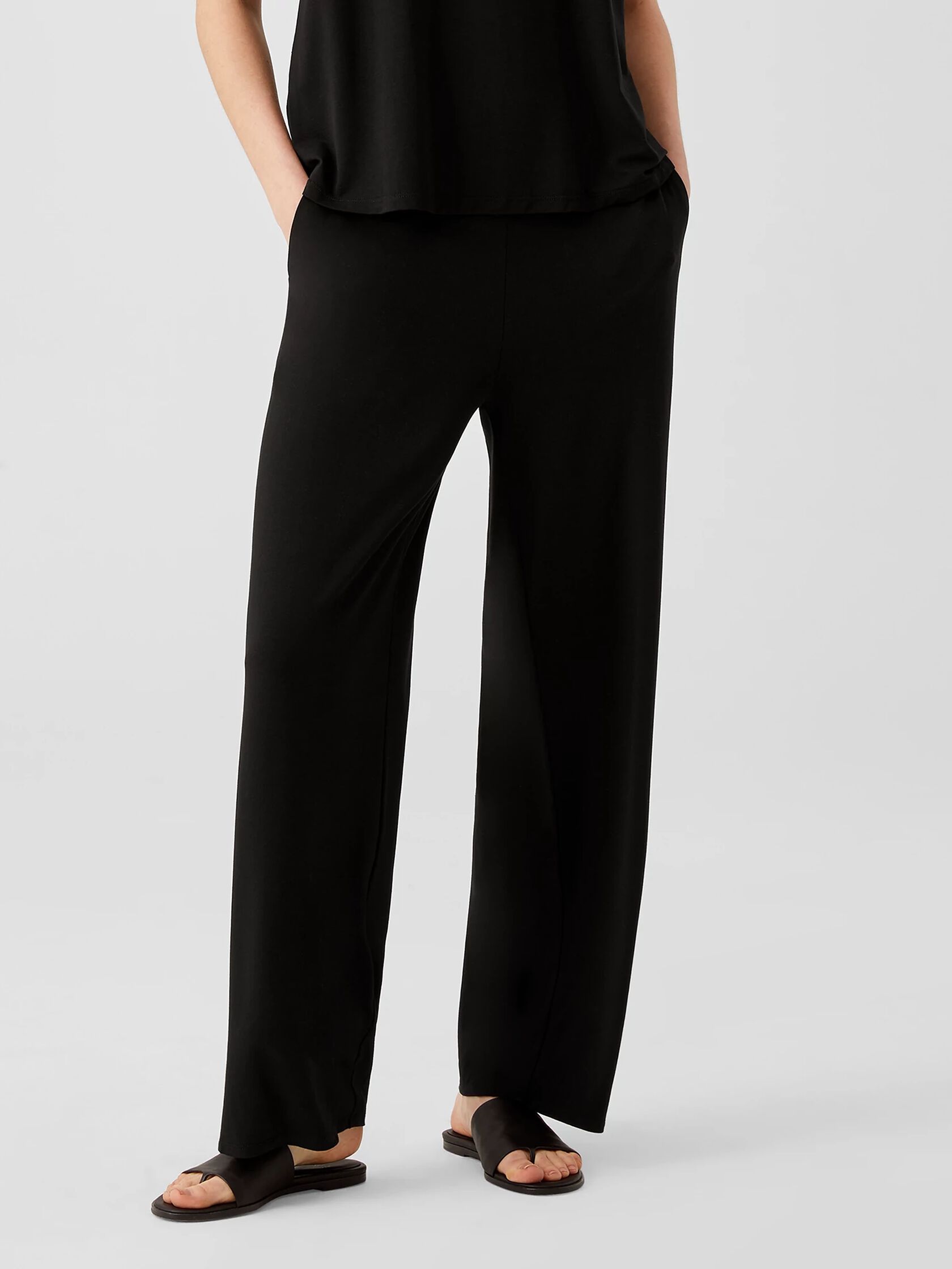 Fine Jersey Straight Pant