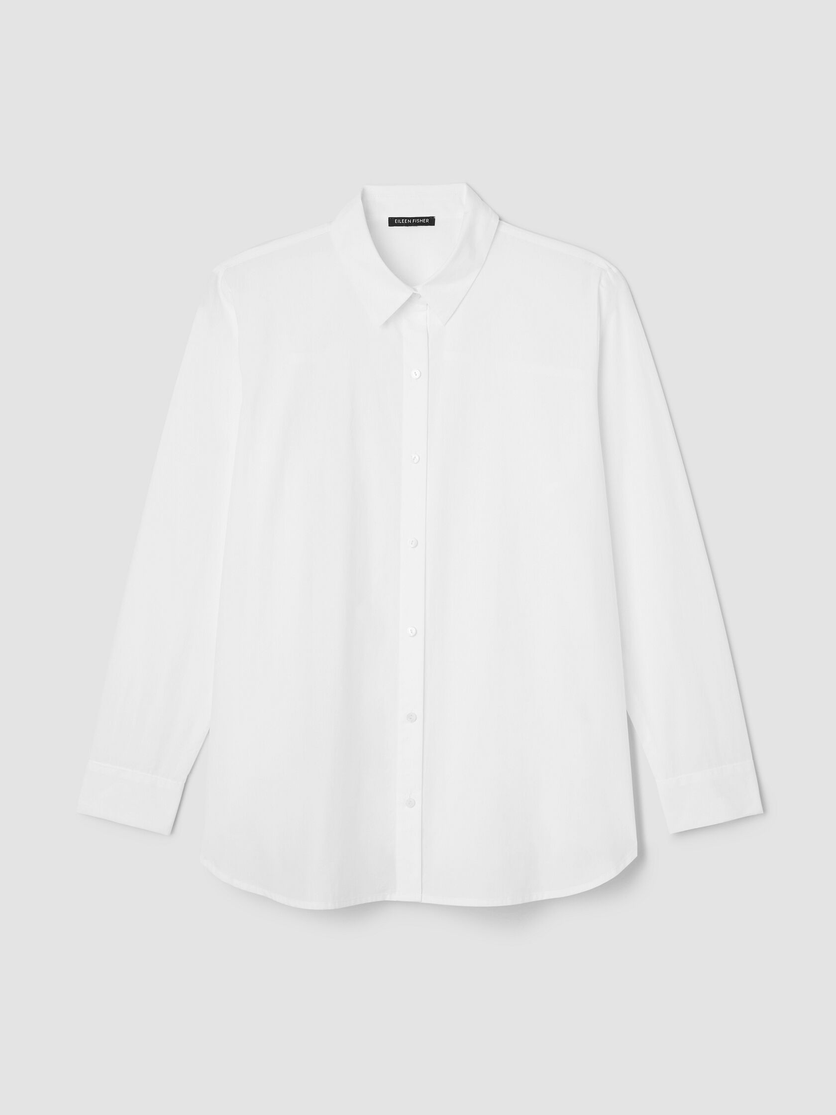 Organic Cotton Poplin Classic Collar Shirt