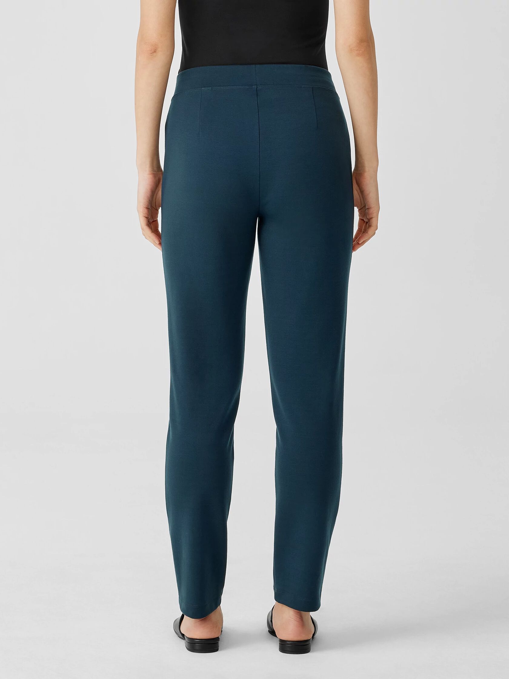 Washable Flex Ponte Slim Pant
