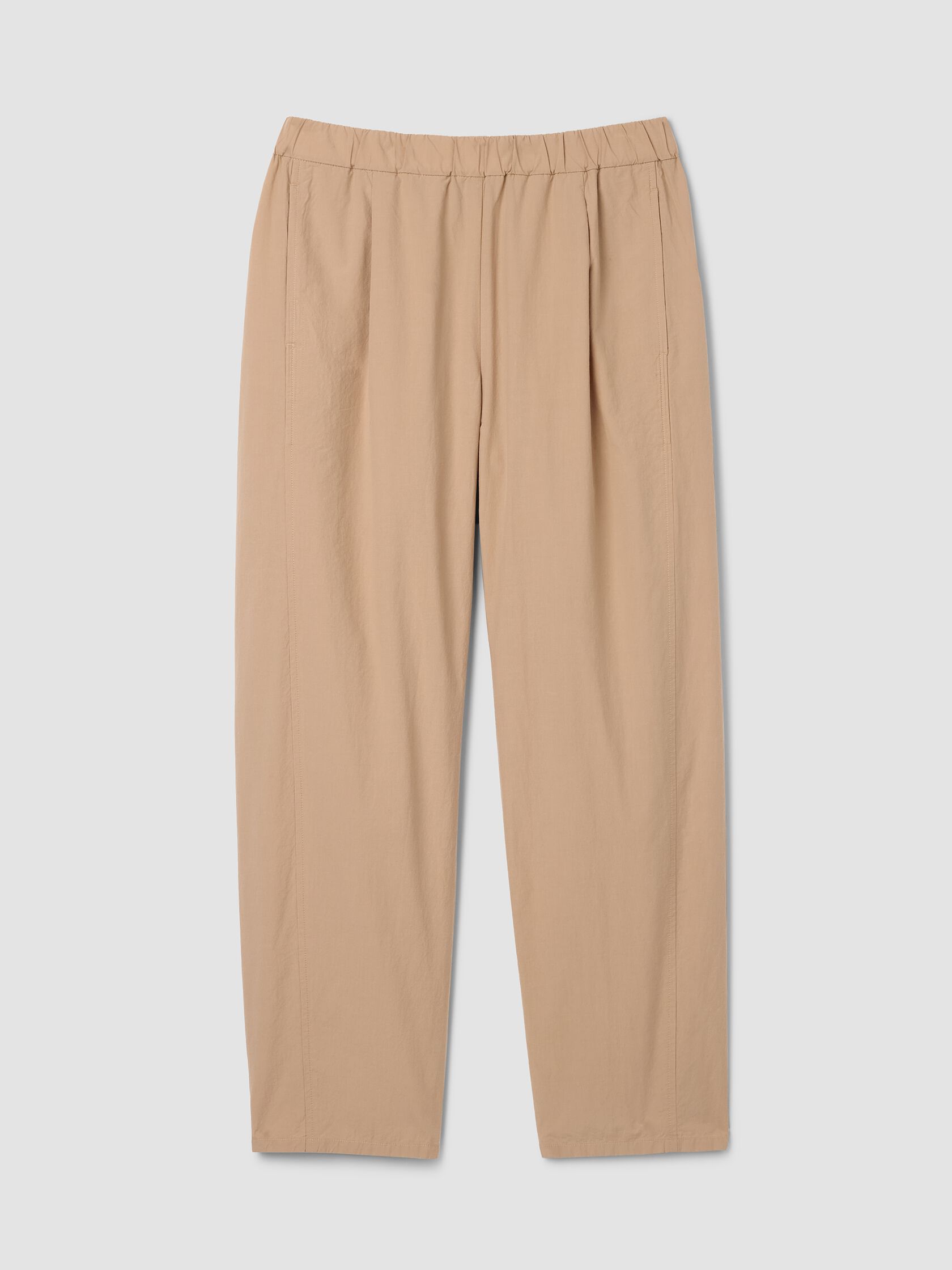 Washed Organic Cotton Poplin Lantern Pant