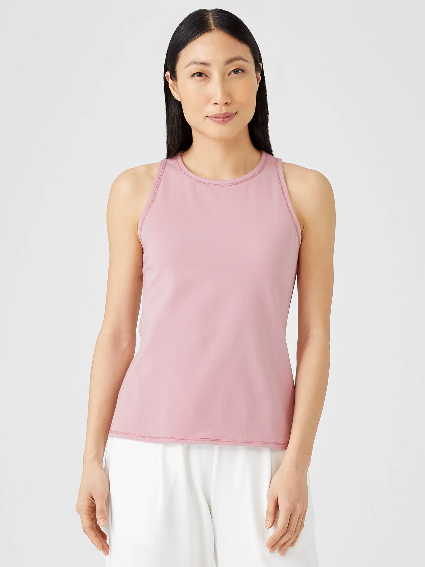 Traceable Organic Cotton Jersey Round Neck Tank