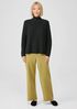 Boiled Wool Jersey Straight Pant