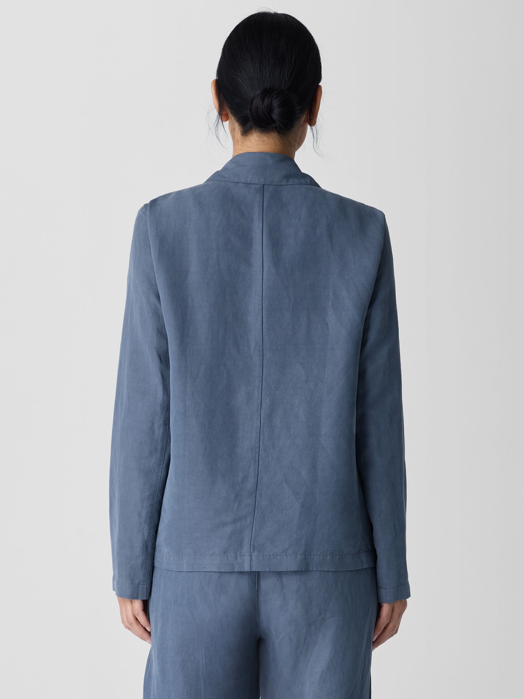 Linen Silk Twill Blazer