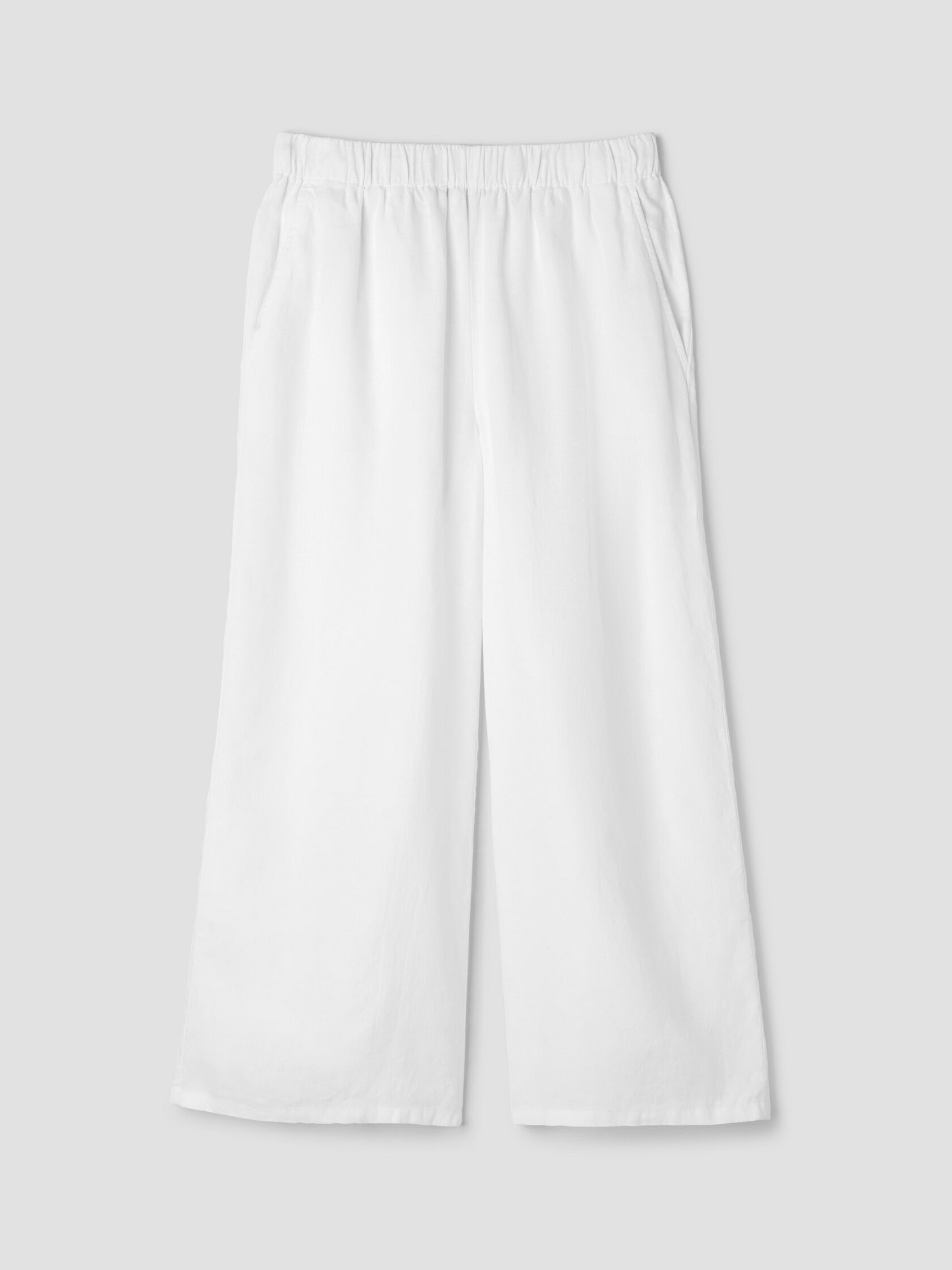 Organic Linen Wide-Leg Pant