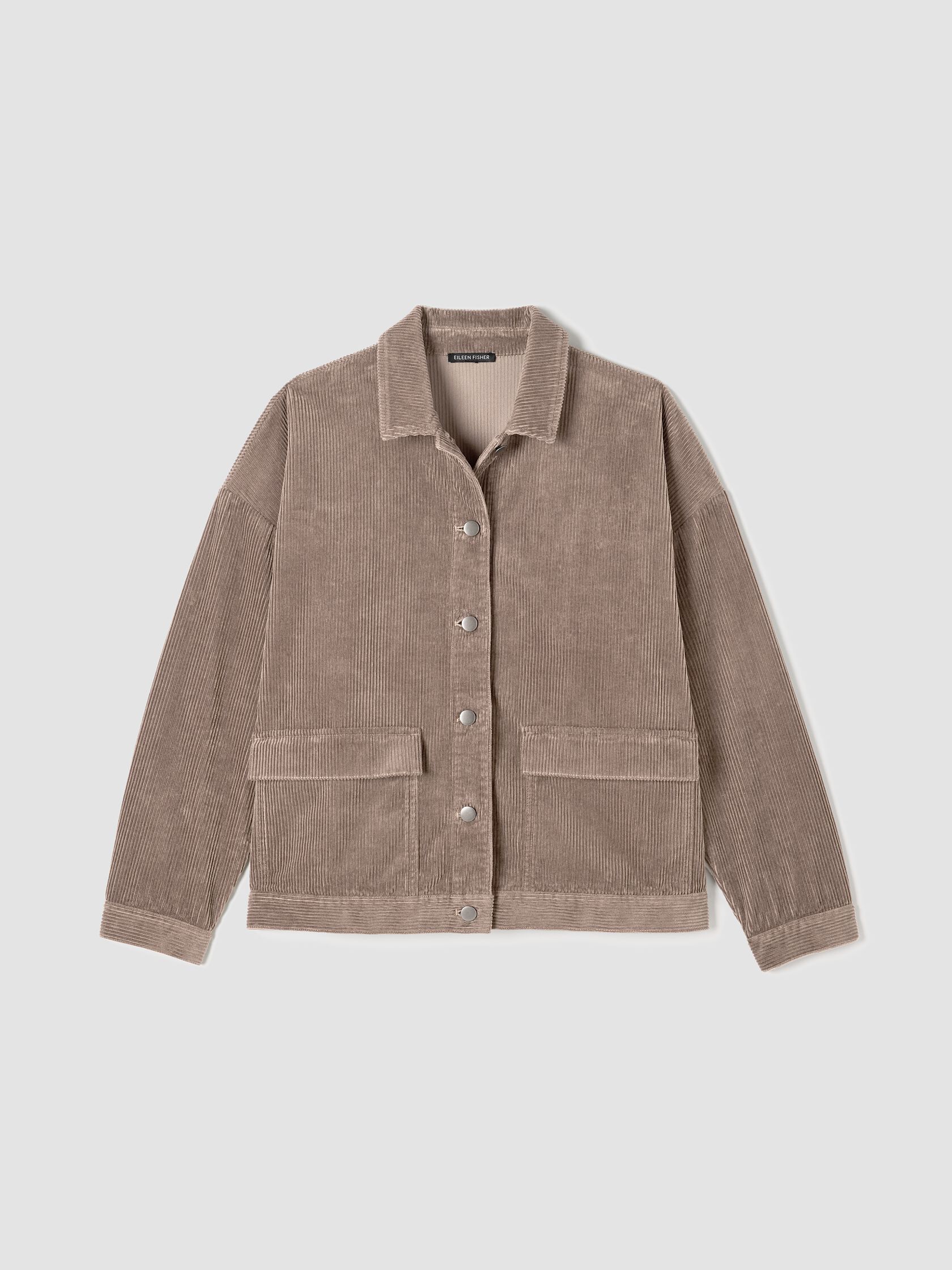 Organic Cotton Corduroy Classic Collar Jacket