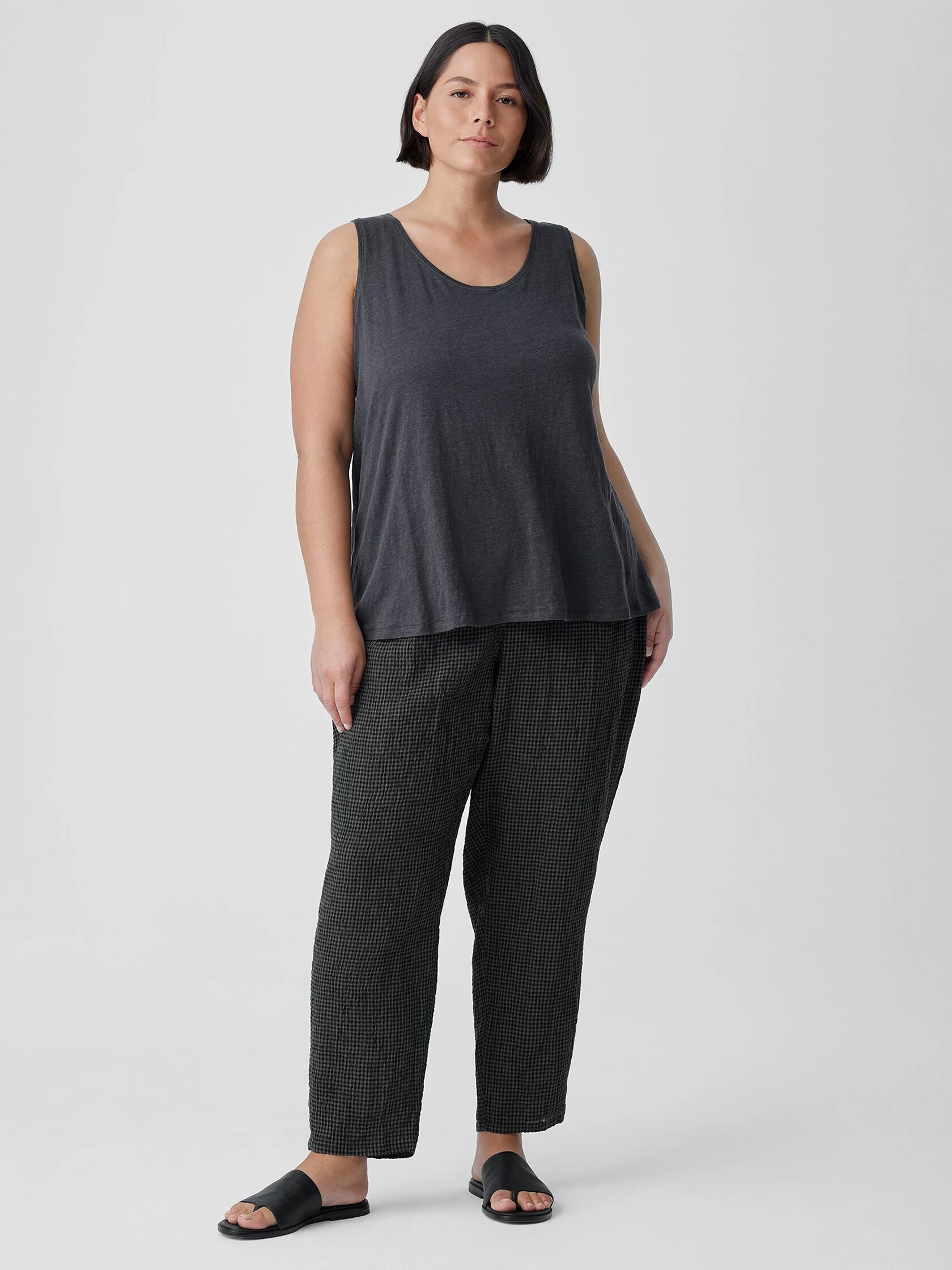 Organic Linen Jersey Tank