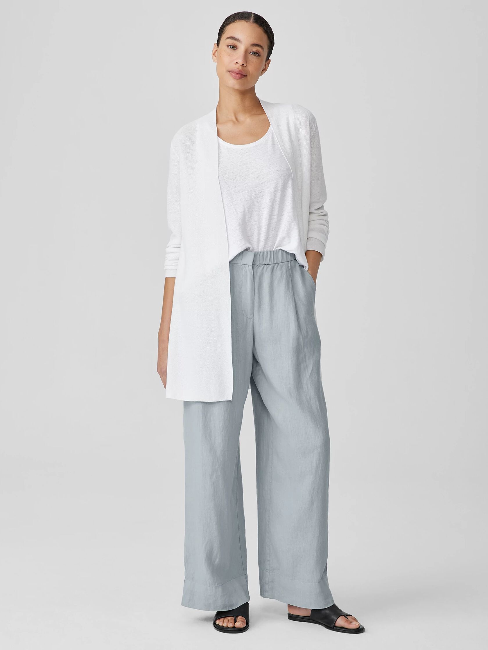 Organic Linen Cotton Cardigan