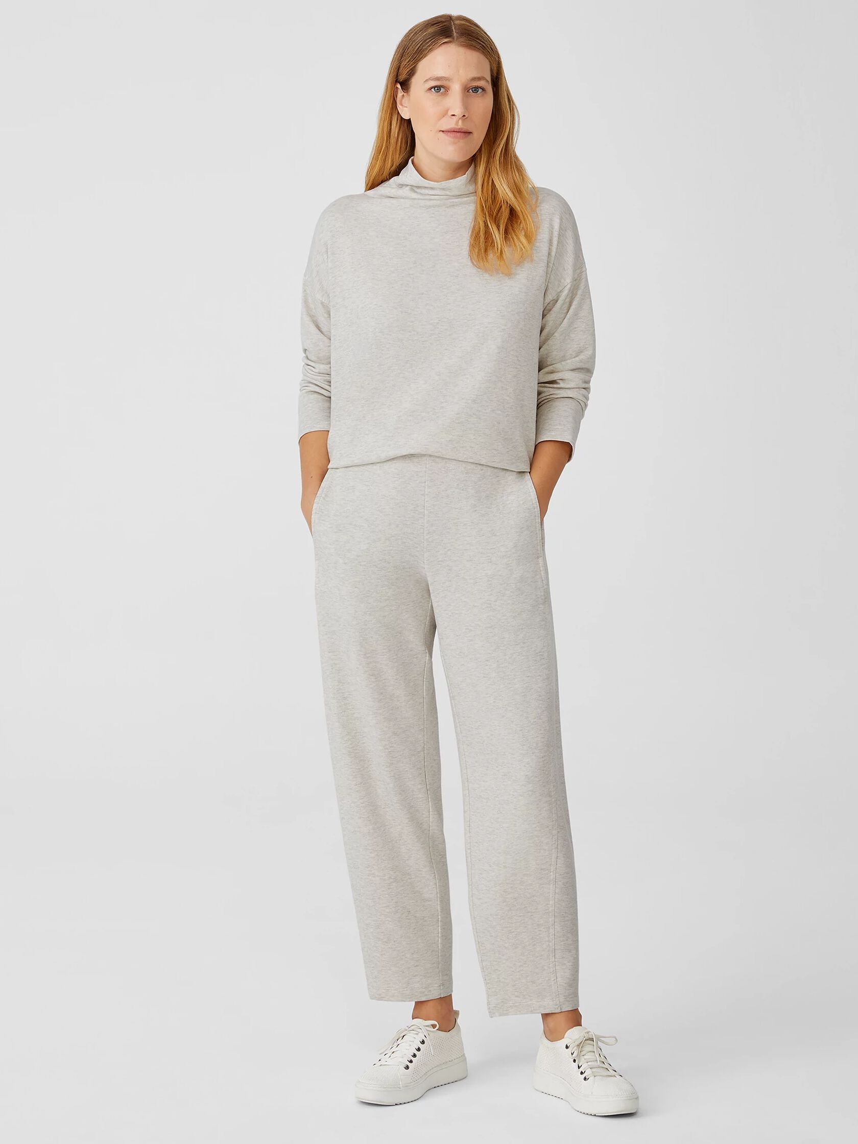 Cozy Brushed Terry Lantern Pant