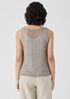 Organic Linen D&eacute;lav&eacute; Round Neck Tank