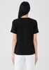 Organic Pima Cotton Jersey Round Neck Tee