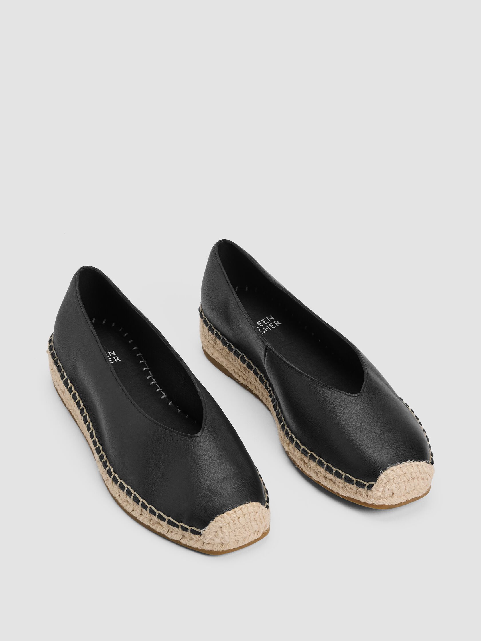 Petals Nappa Leather Espadrille