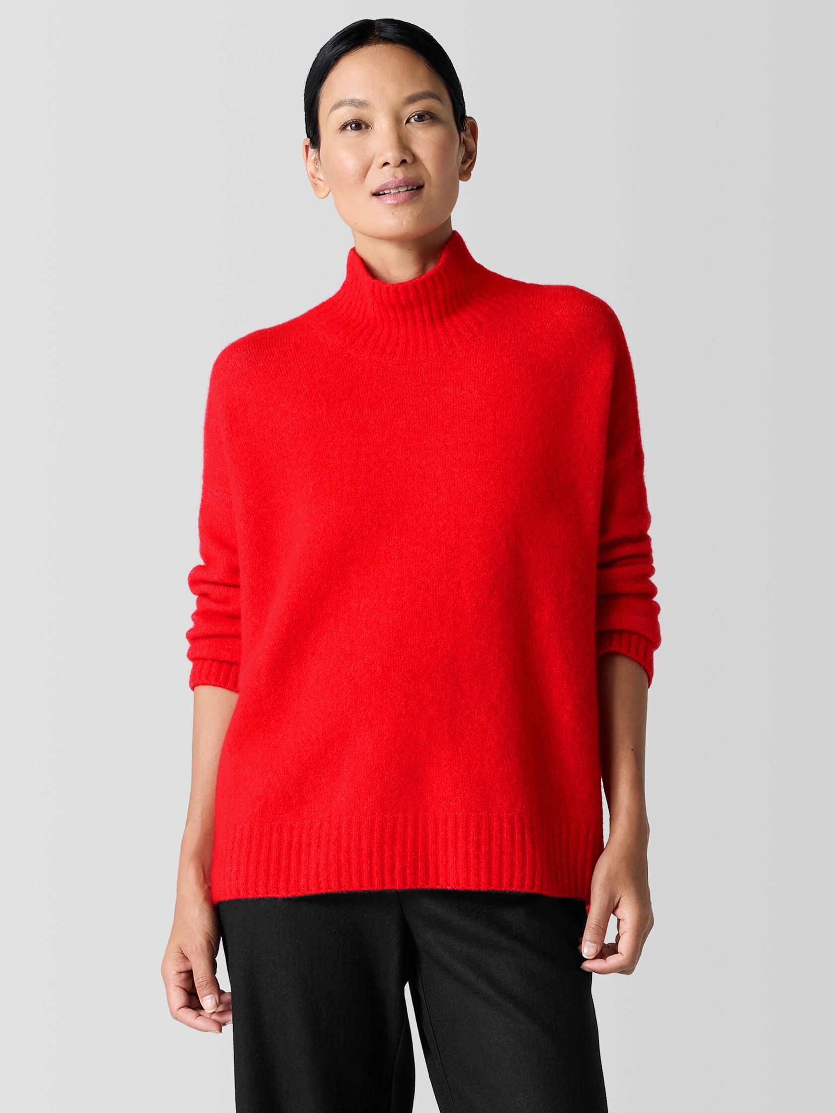 Cashmere Silk Bliss Turtleneck Box-Top
