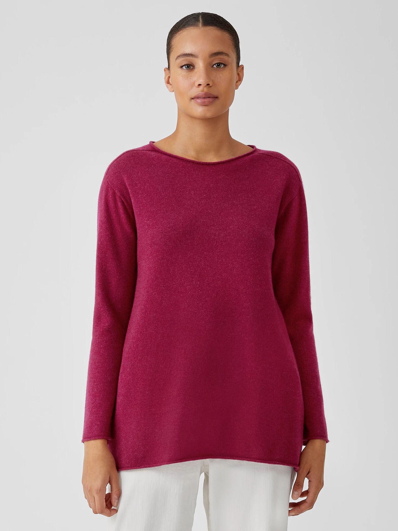 Italian Cashmere Crew Neck Top