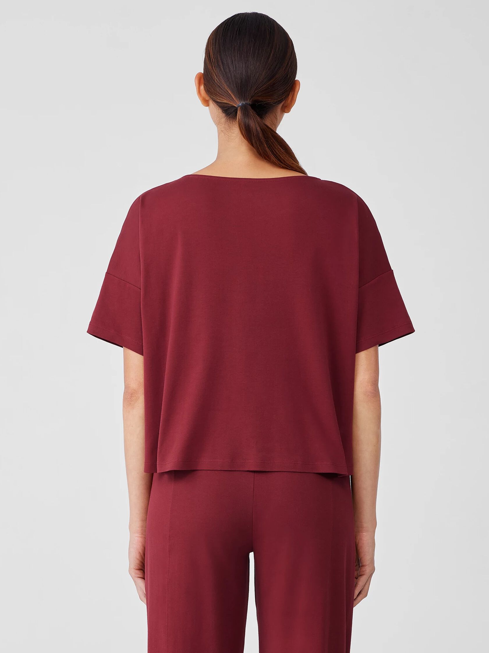 Cozy Organic Cotton Interlock Tee