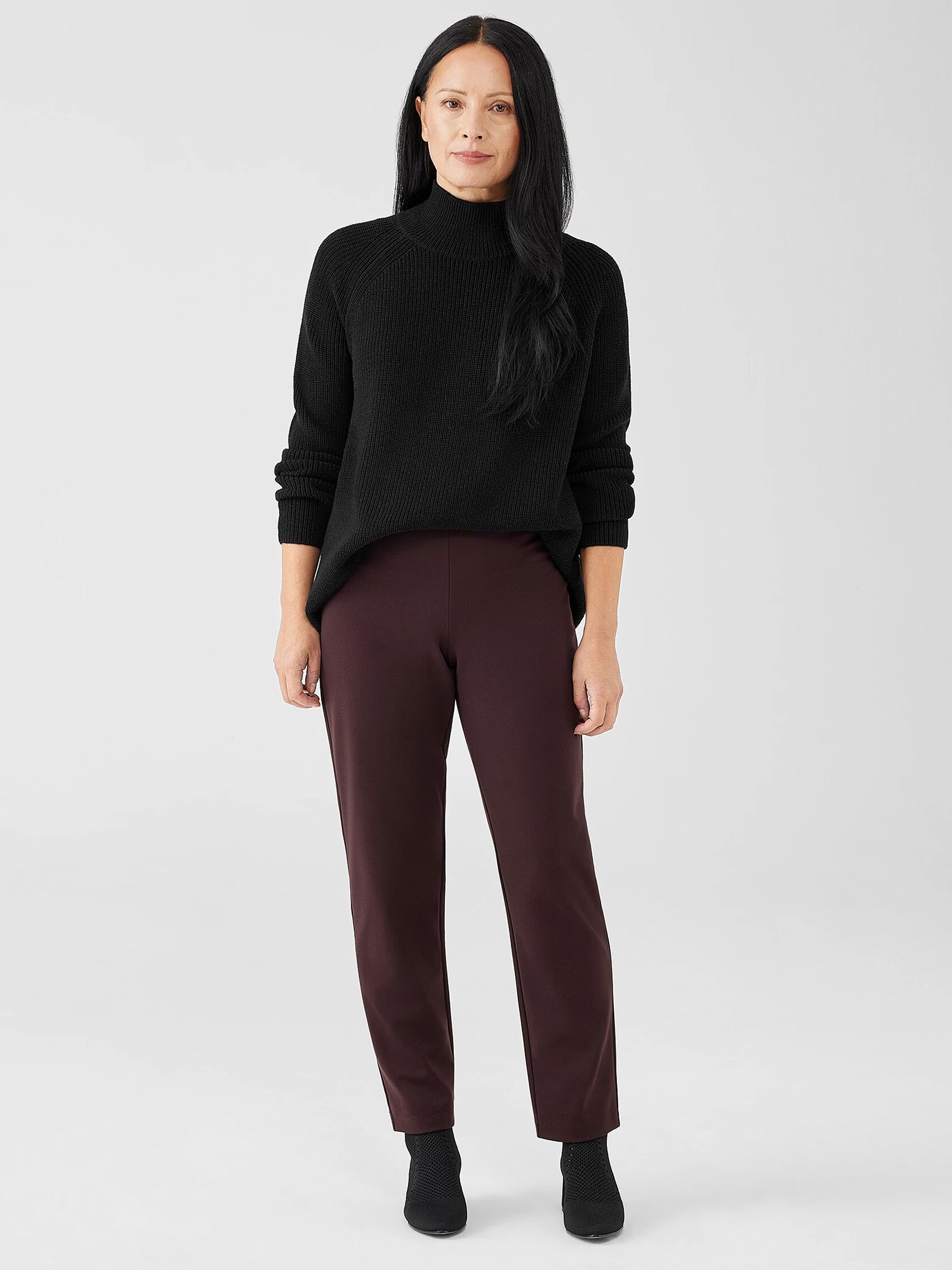 Washable Flex Ponte Slim Pant