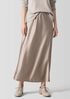 Stretch Silk Charmeuse Bias Skirt