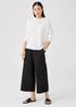 Linen Blend Wide-Leg Pant