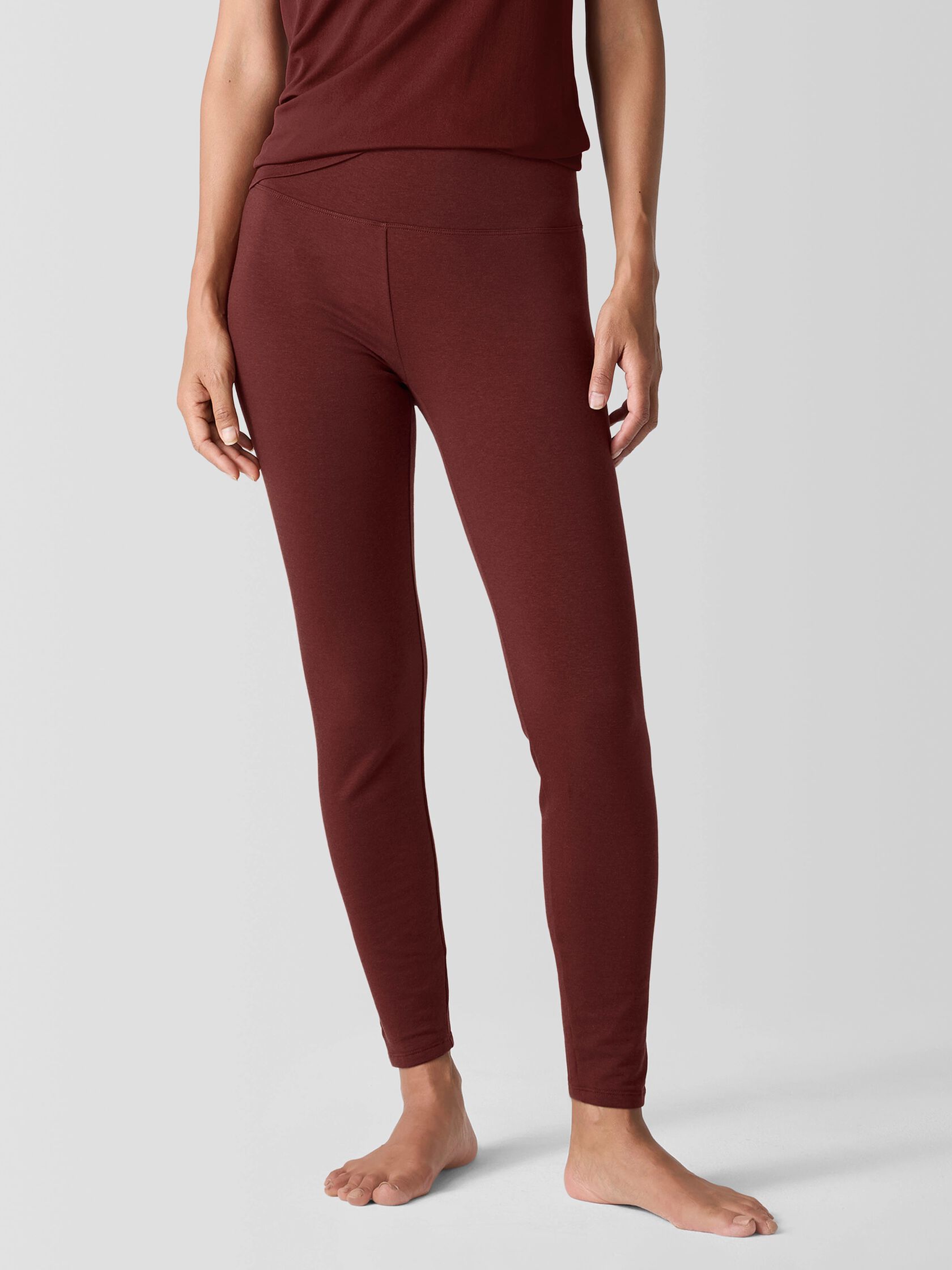 Cozy Brushed Terry Hug High-Waisted Leggings