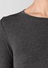 Sheer Knit Long-Sleeve Tee