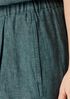 Washed Organic Linen Delave Lantern Pant