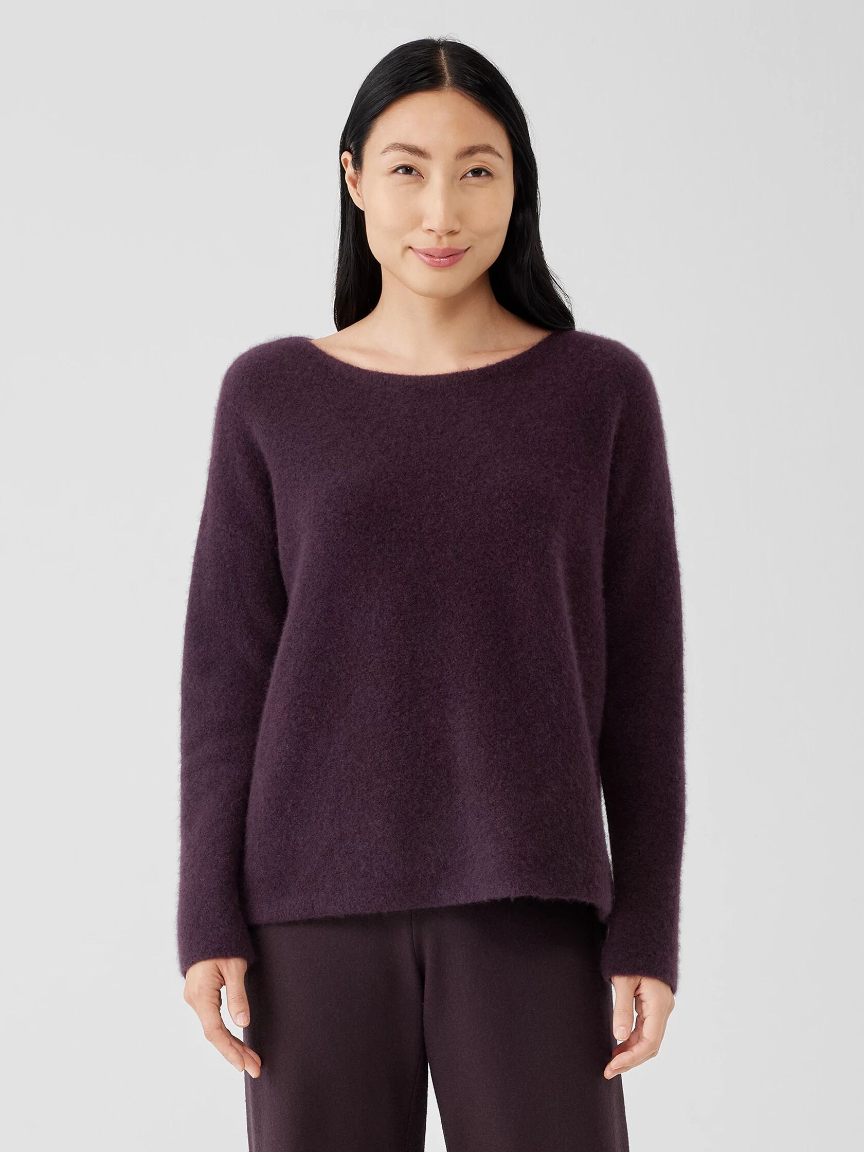 Cashmere Silk Bliss Boatneck Top
