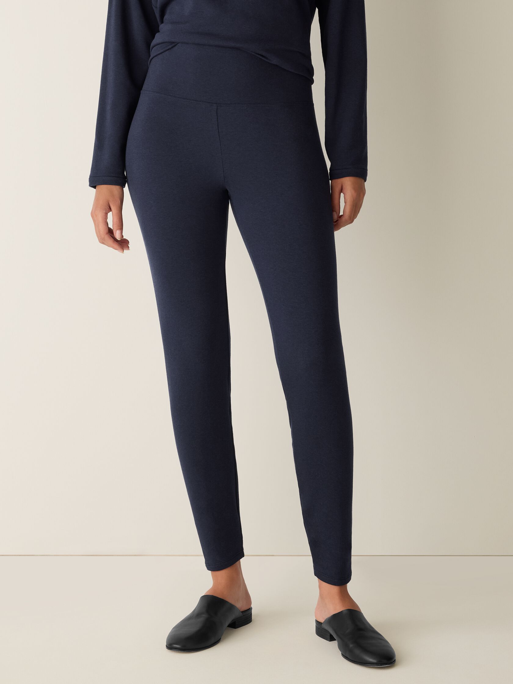 Cozy Brushed Terry Hug High-Waisted Leggings