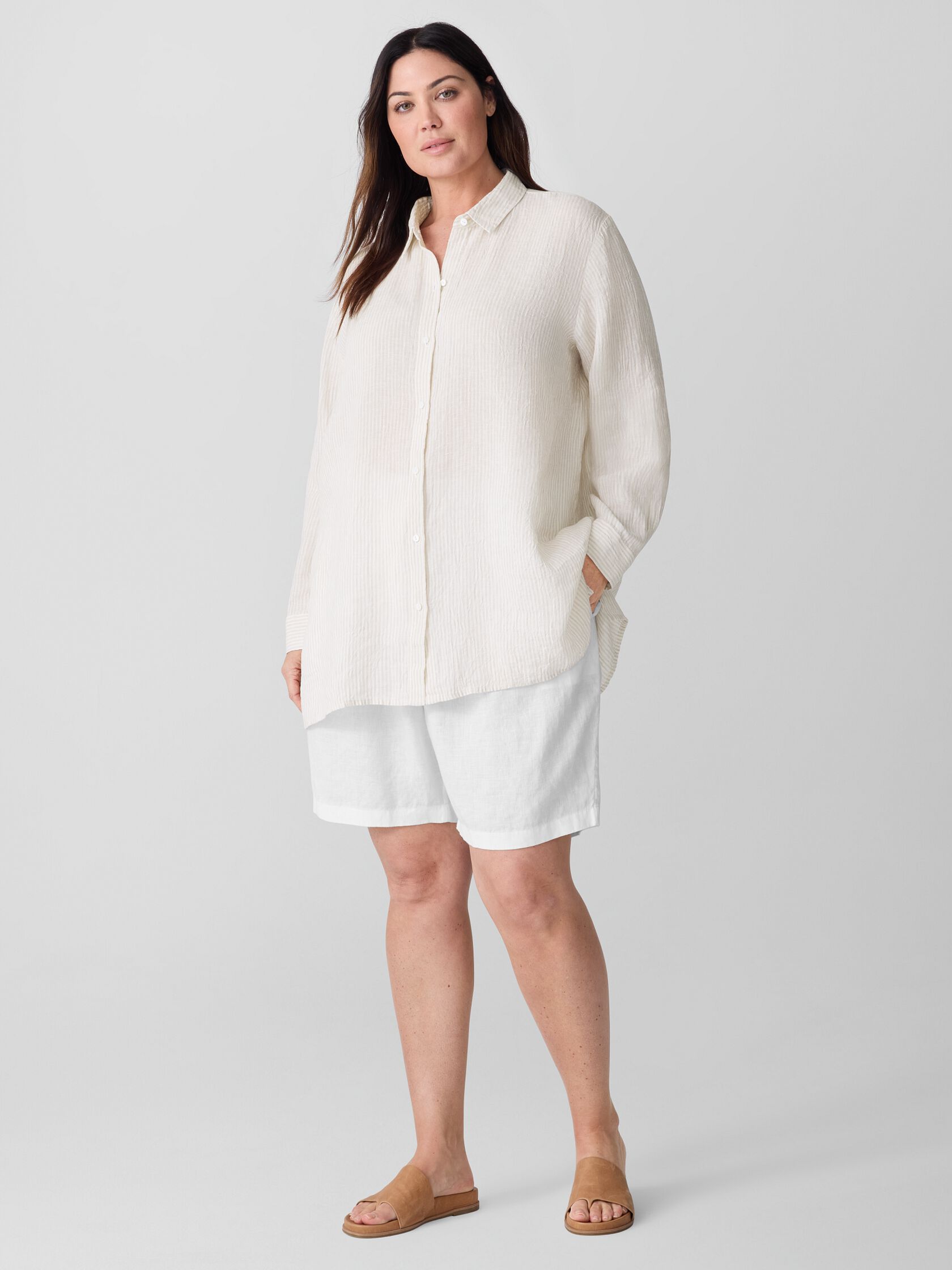 Organic Linen Shorts