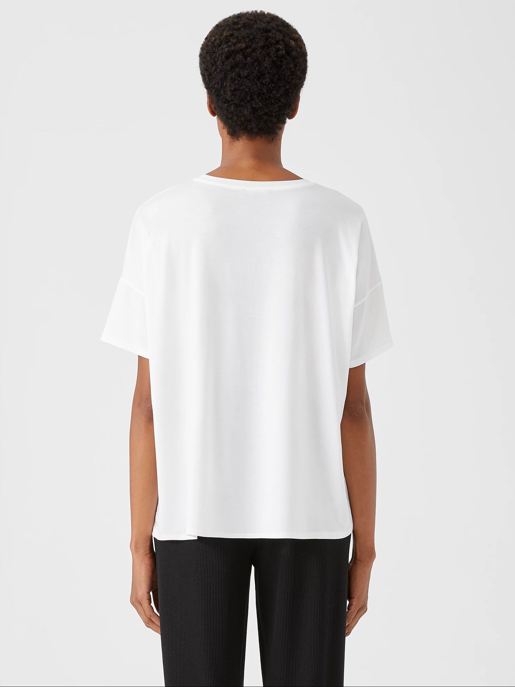 Fine Jersey Crew Neck Tee