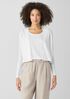 Organic Linen Cotton Cropped Cardigan