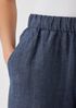 Washed Organic Linen D&eacute;lav&eacute; Wide-Leg&nbsp;Pant