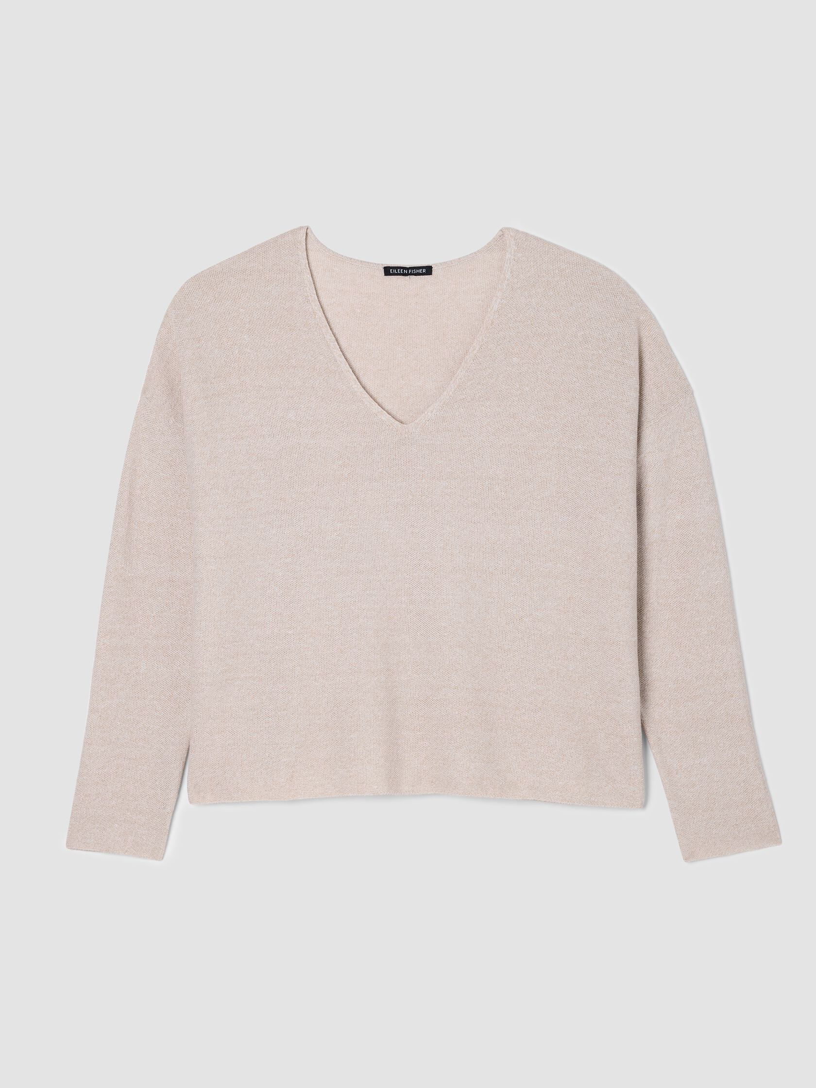 Organic Linen Cotton V-Neck Top