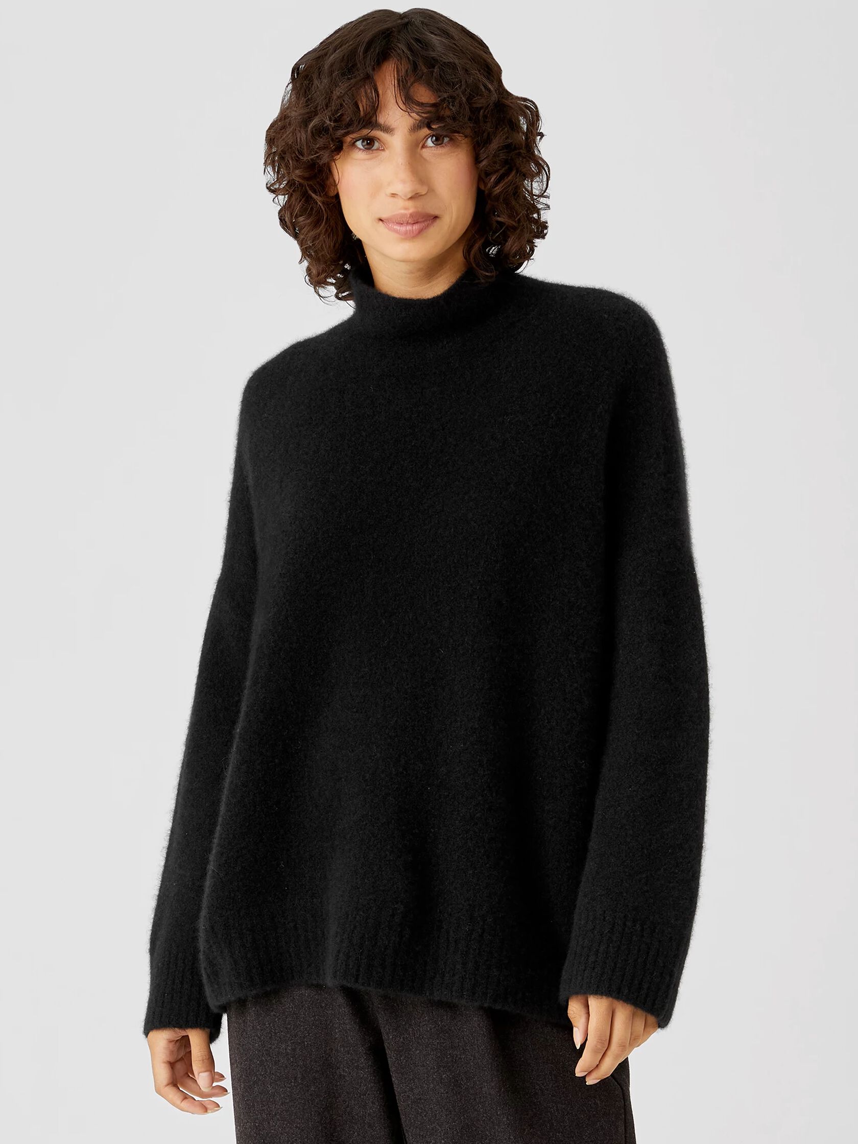 Cashmere Silk Bliss Turtleneck Box-Top