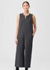 Organic Cotton Melange Crepe Jumpsuit