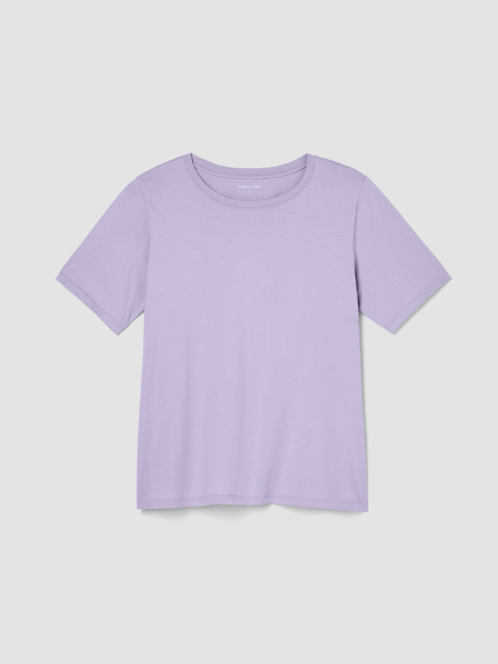 Organic Pima Cotton Jersey&nbsp;Round Neck Tee