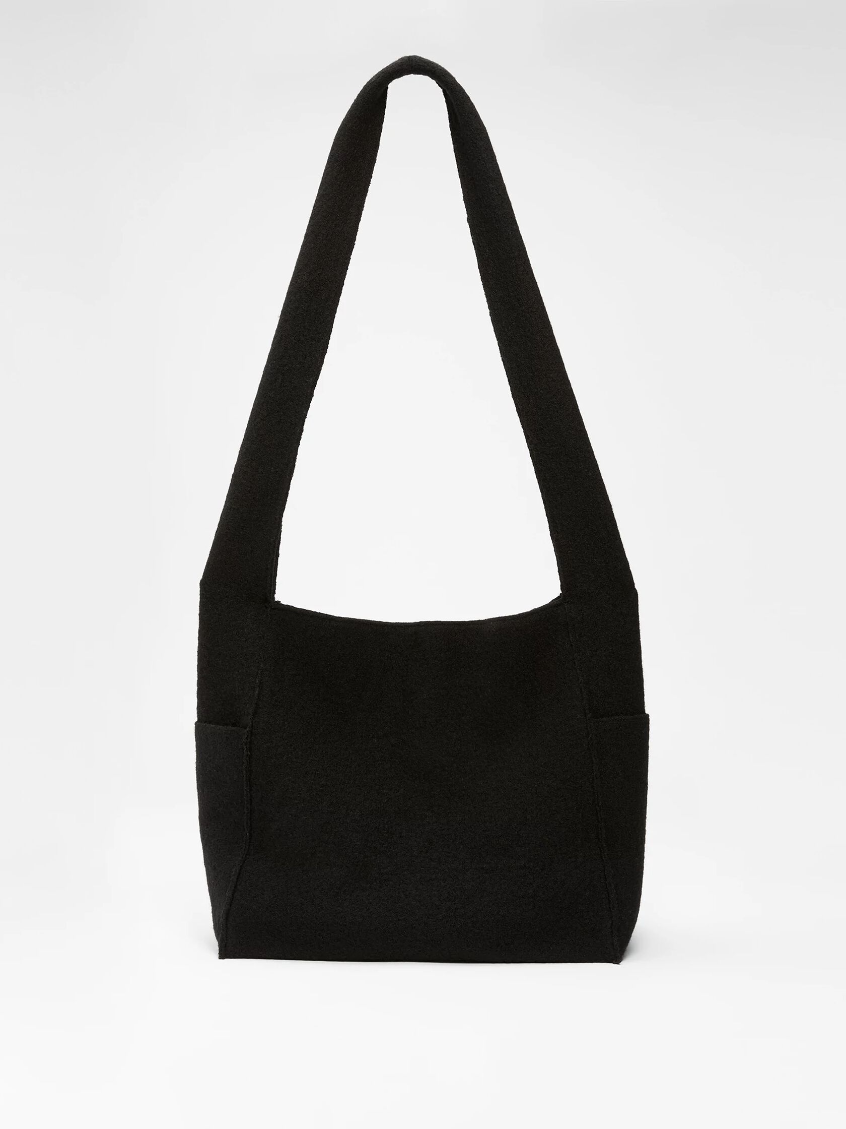 Lightweight Boiled Wool Crossbody Bag in Responsible Wool