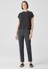 Organic Cotton Ponte Slim Pant