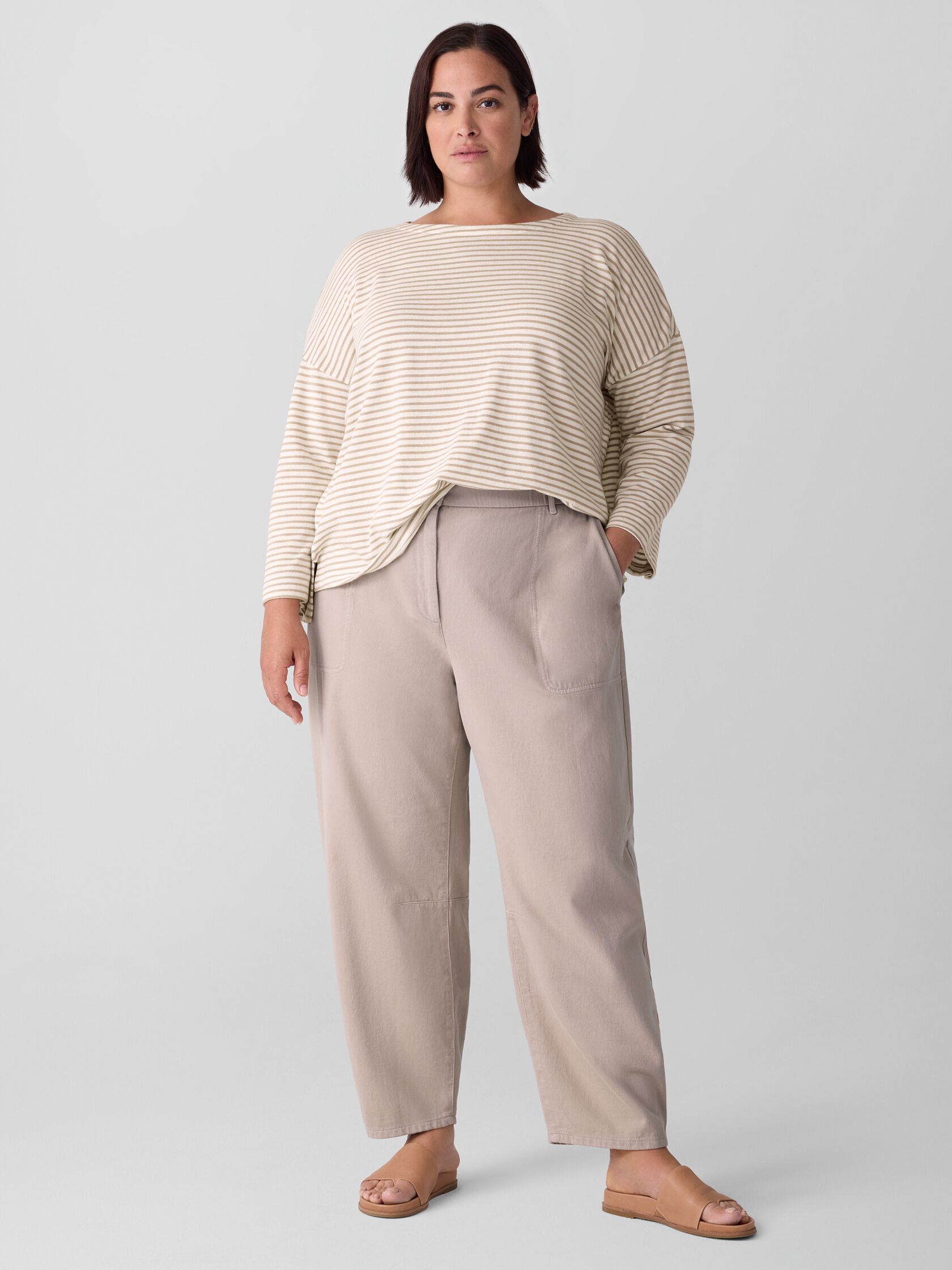 Garment-Dyed Utility Cotton Arch Pant