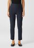 Washable Stretch Crepe High-Waisted Pant