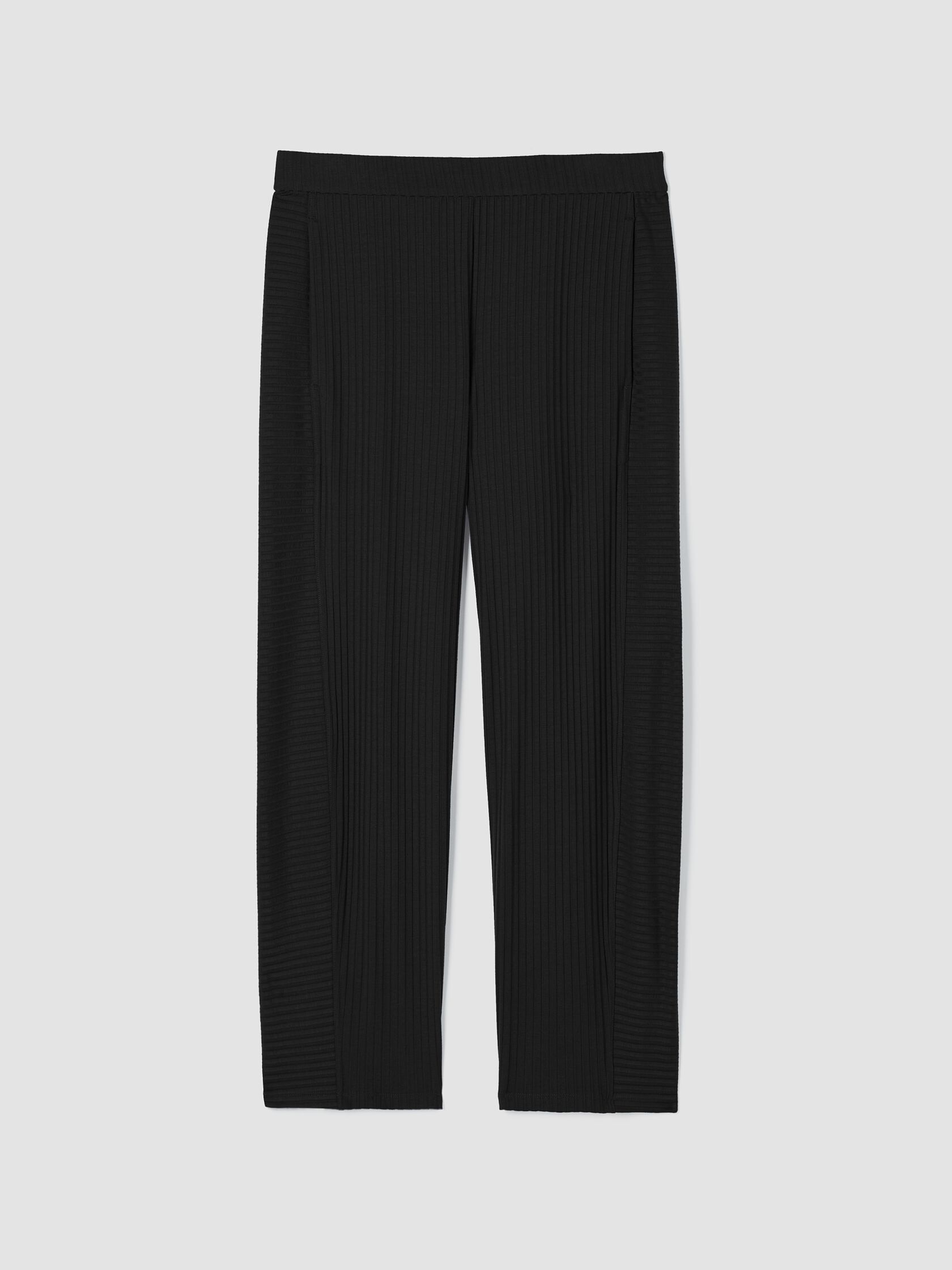 Textured Stretch Rib Lantern Pant