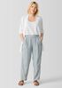 Garment-Dyed Organic Linen Lantern Pant