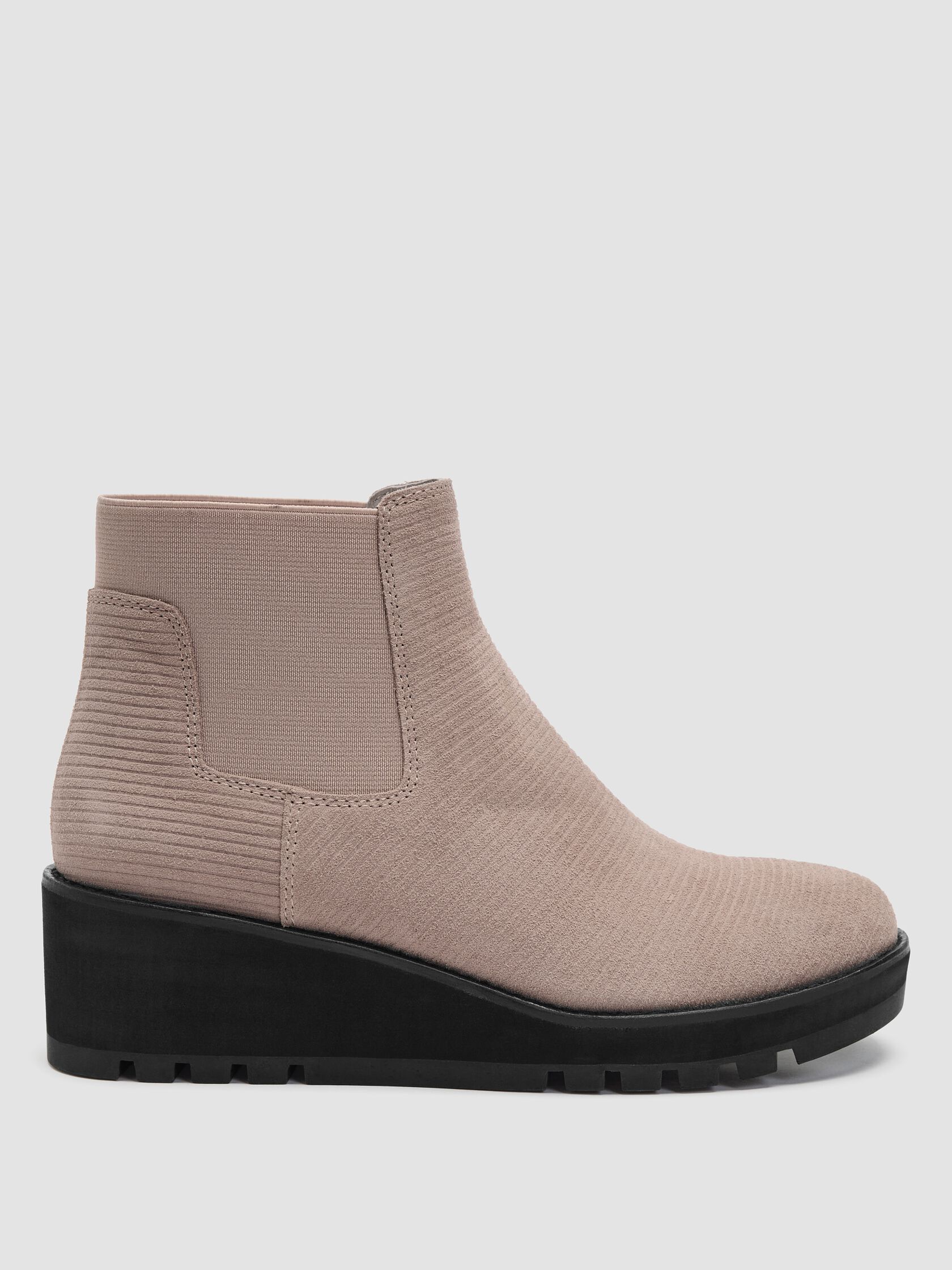 Chelsea Corduroy Wedge Bootie